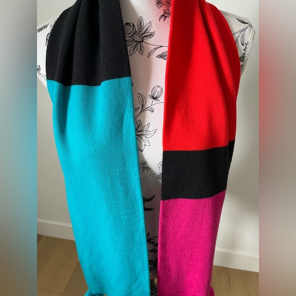 NWOT Kate Spade ♠️ Colorblock Scarf - Picture 2 of 3